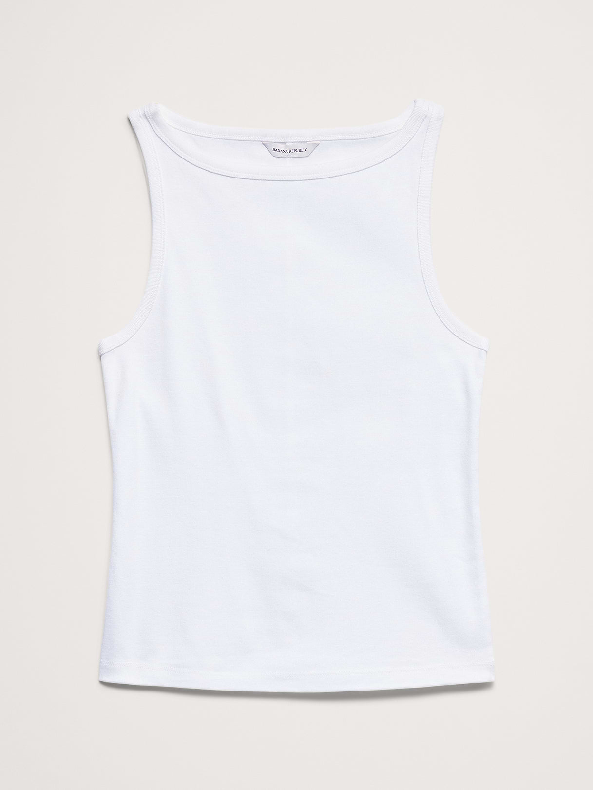 Minimalist Cotton Tank - White