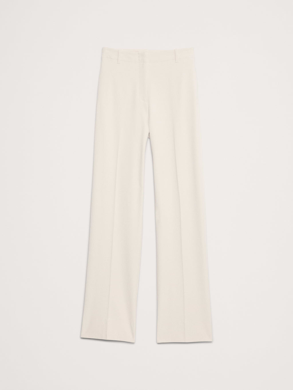 Ultra High-Rise Modern Straight City Stretch Pant - Cream White
