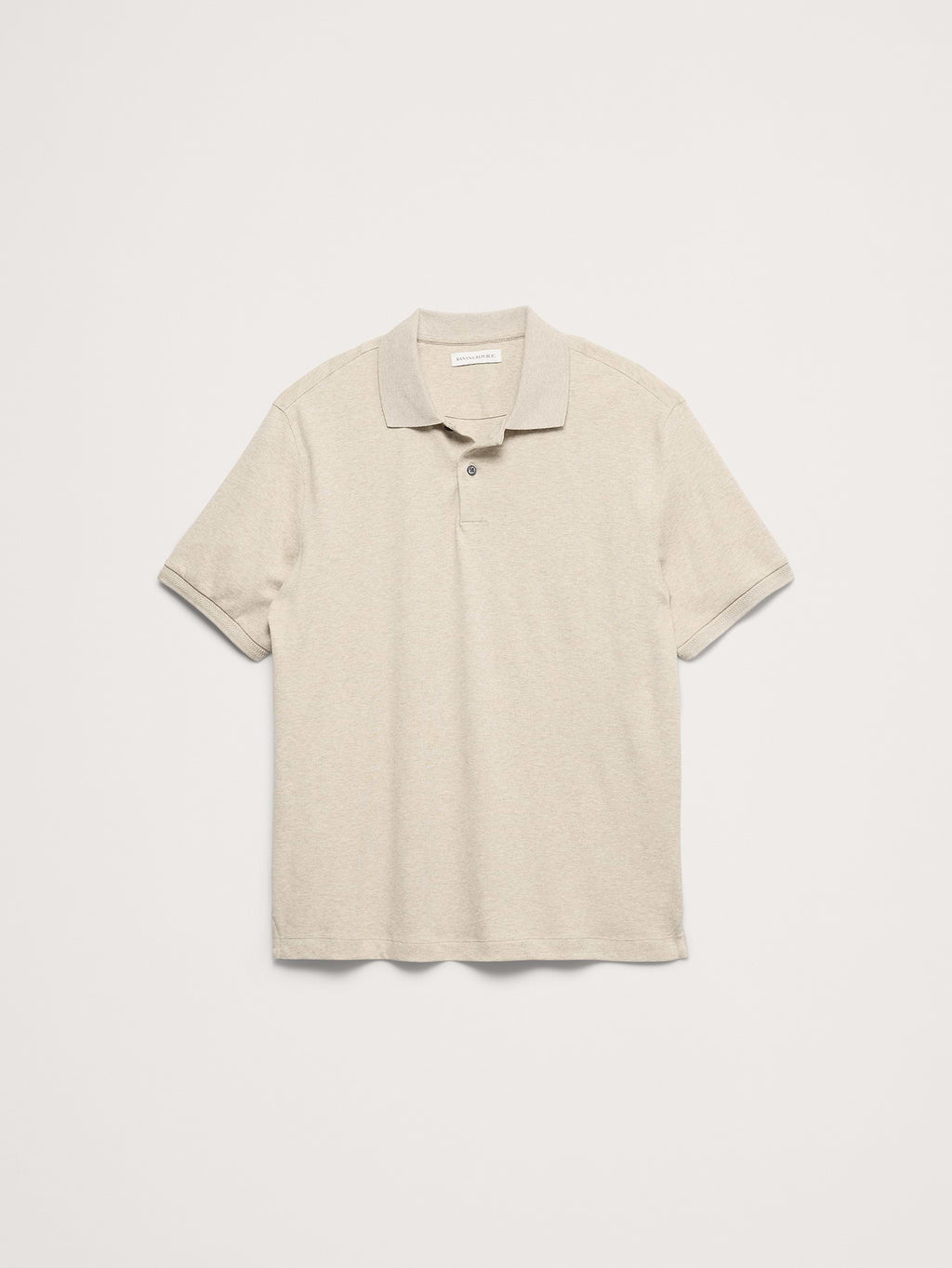 Luxury-Touch Polo - Heather Camel
