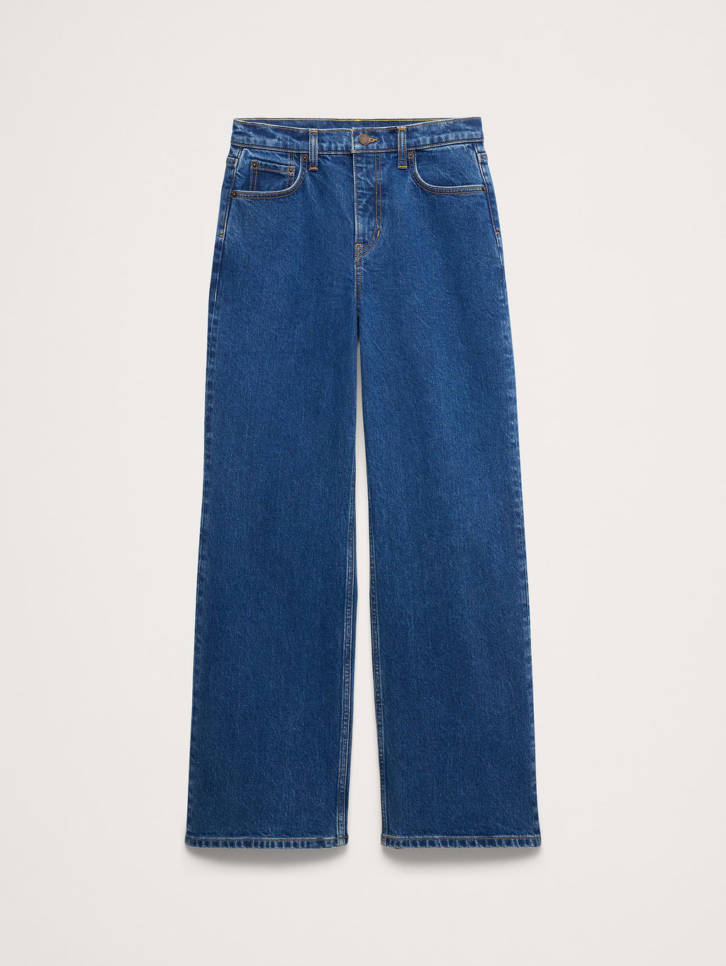 The Icon Classic Wide-Leg Jean - Vintage indigo