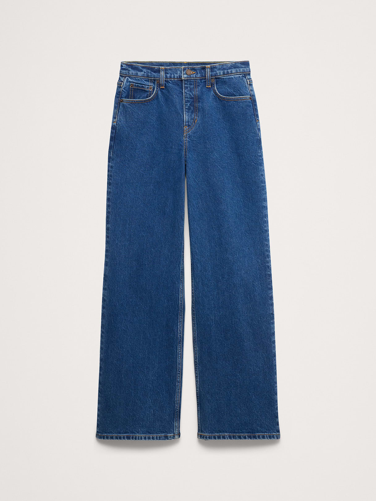The Icon Classic Wide-Leg Jean - Vintage indigo