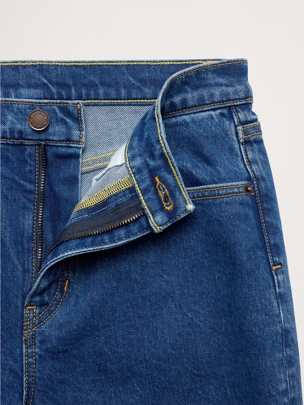 The Icon Classic Wide-Leg Jean - Vintage indigo