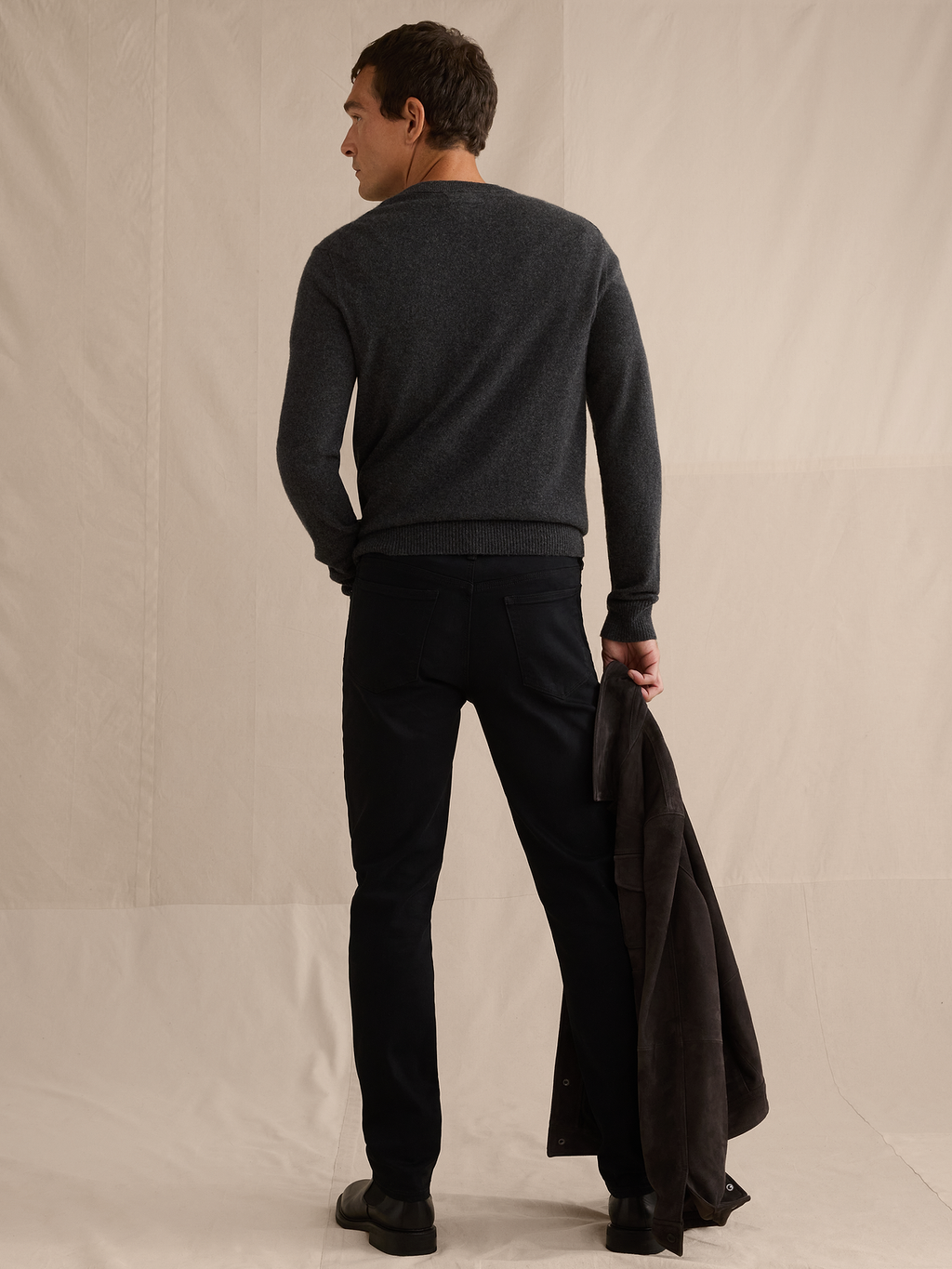 Slim Luxe Traveler Jean - Black Wash