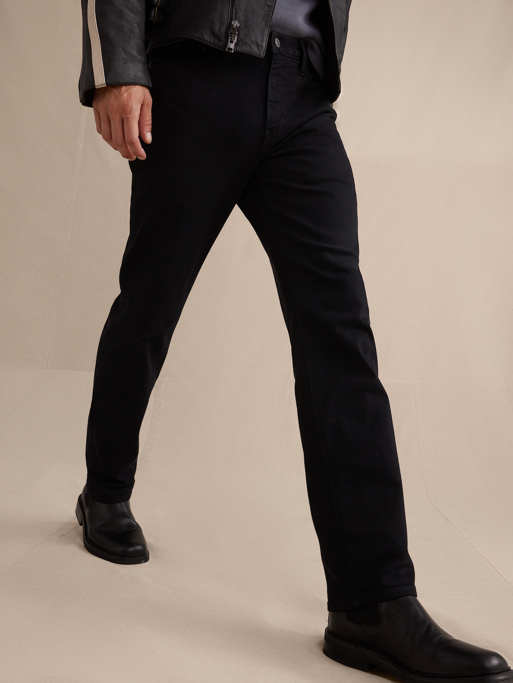 Straight Luxe Traveler Jean - Black wash