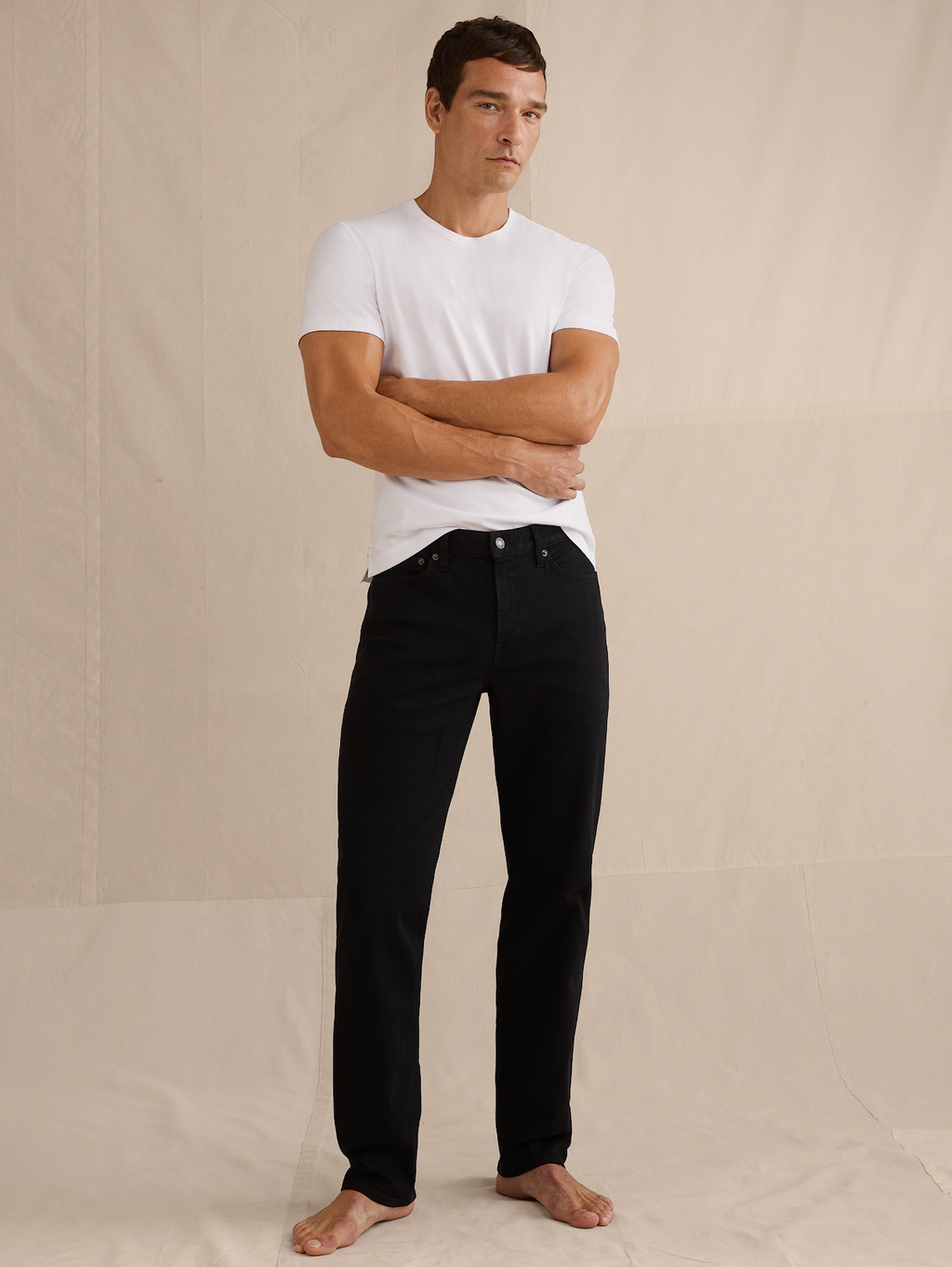Straight Luxe Traveler Jean - Black wash
