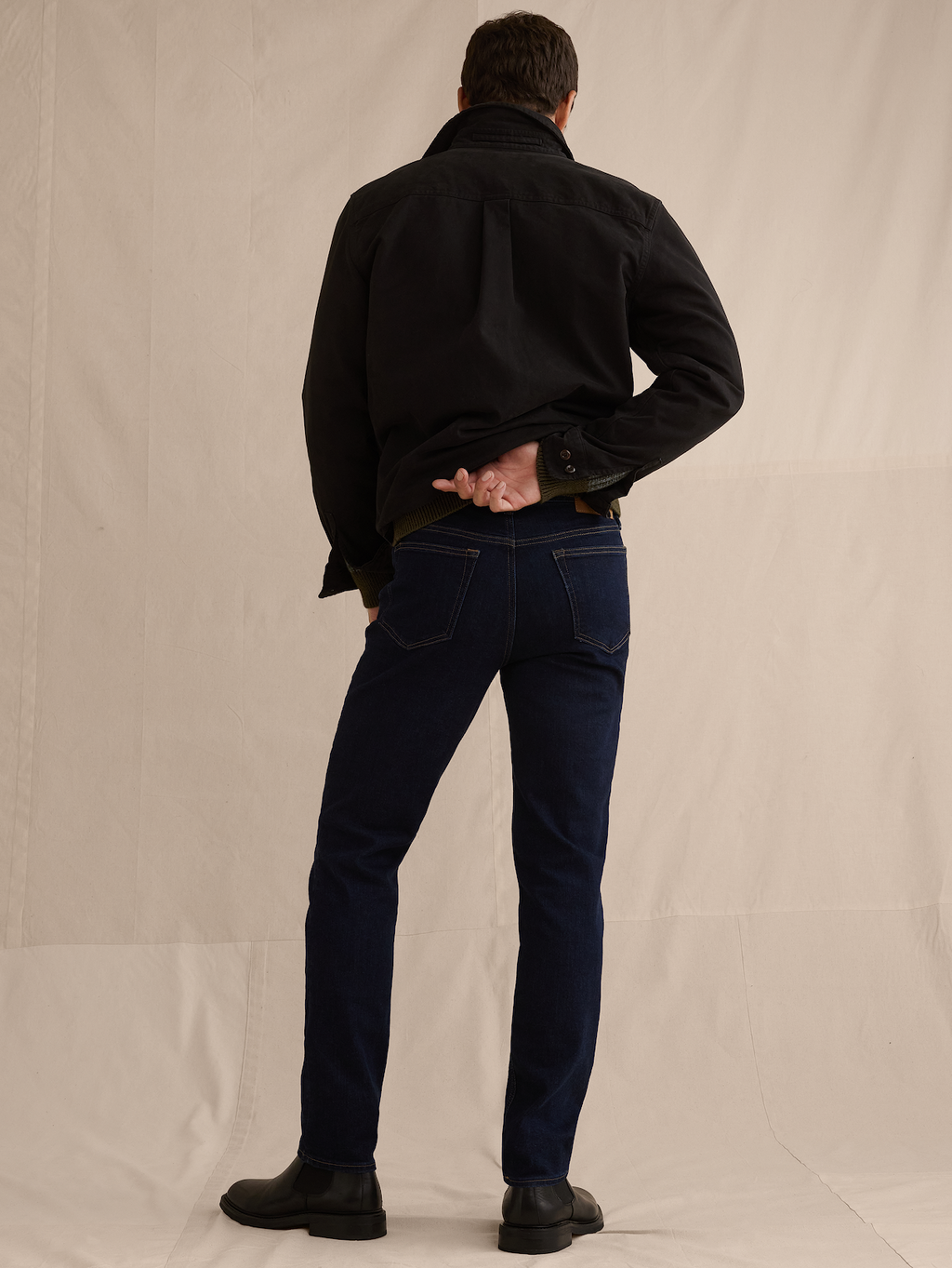 Slim Luxe Traveler Jean - Medium Dark Wash