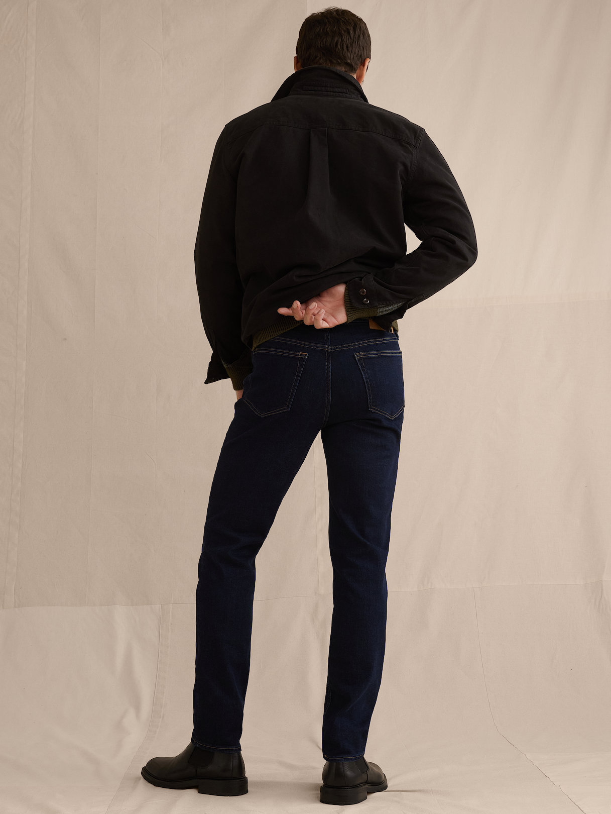 Slim Luxe Traveler Jean - Medium Dark Wash