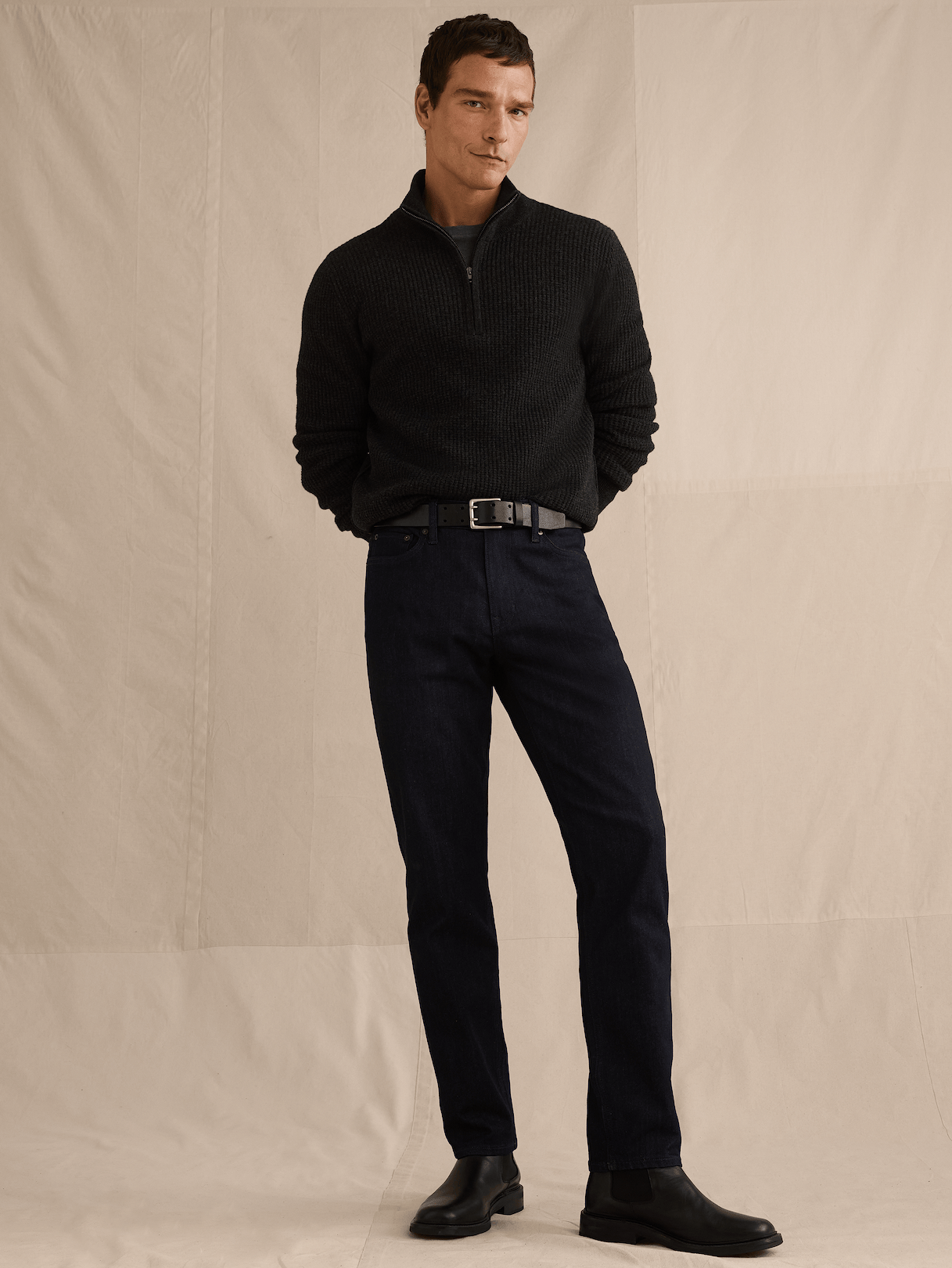Athletic Luxe Traveler Jean - Rinse Dark Wash