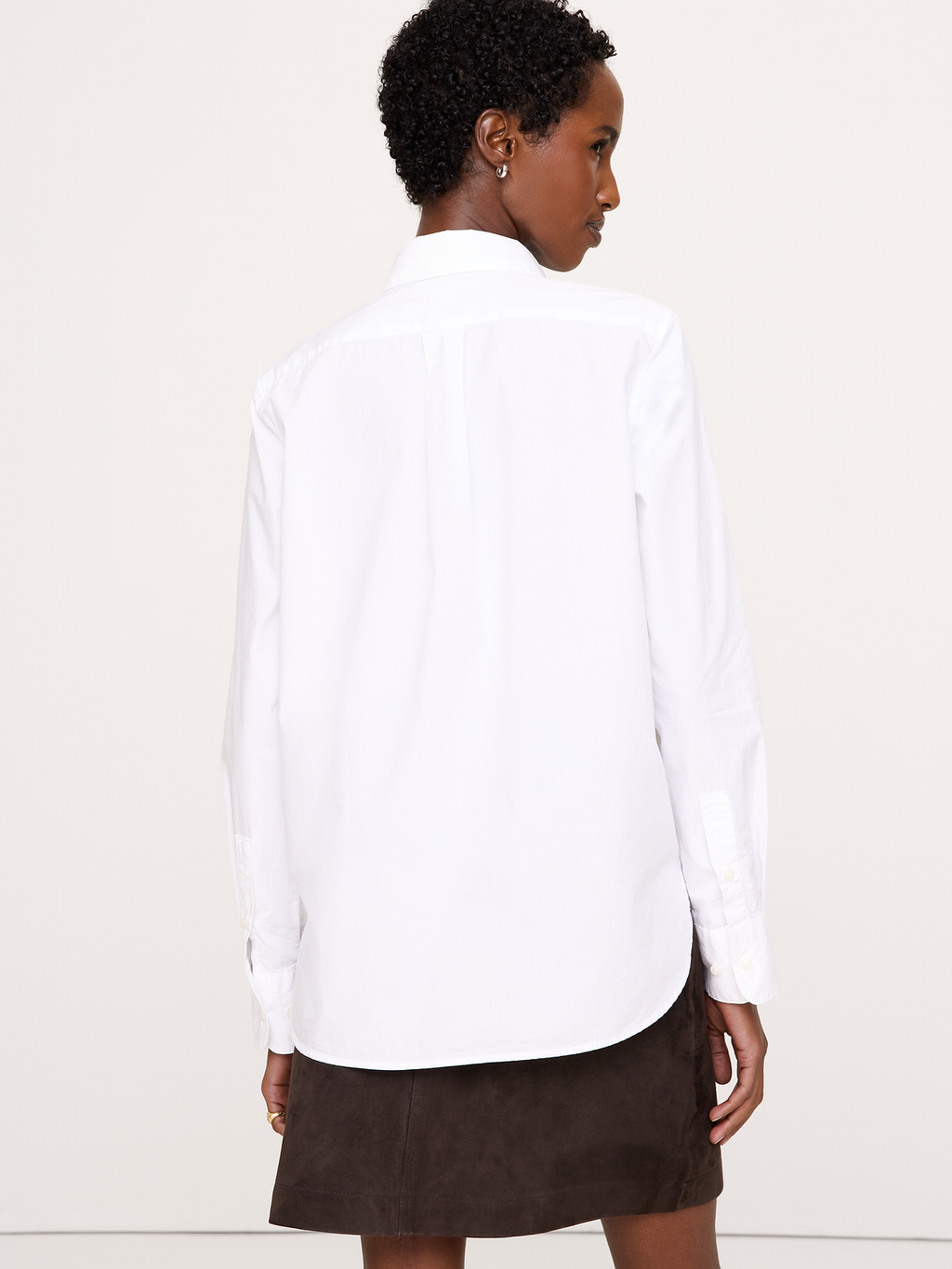 The Everyday Shirt in Cotton Poplin - White