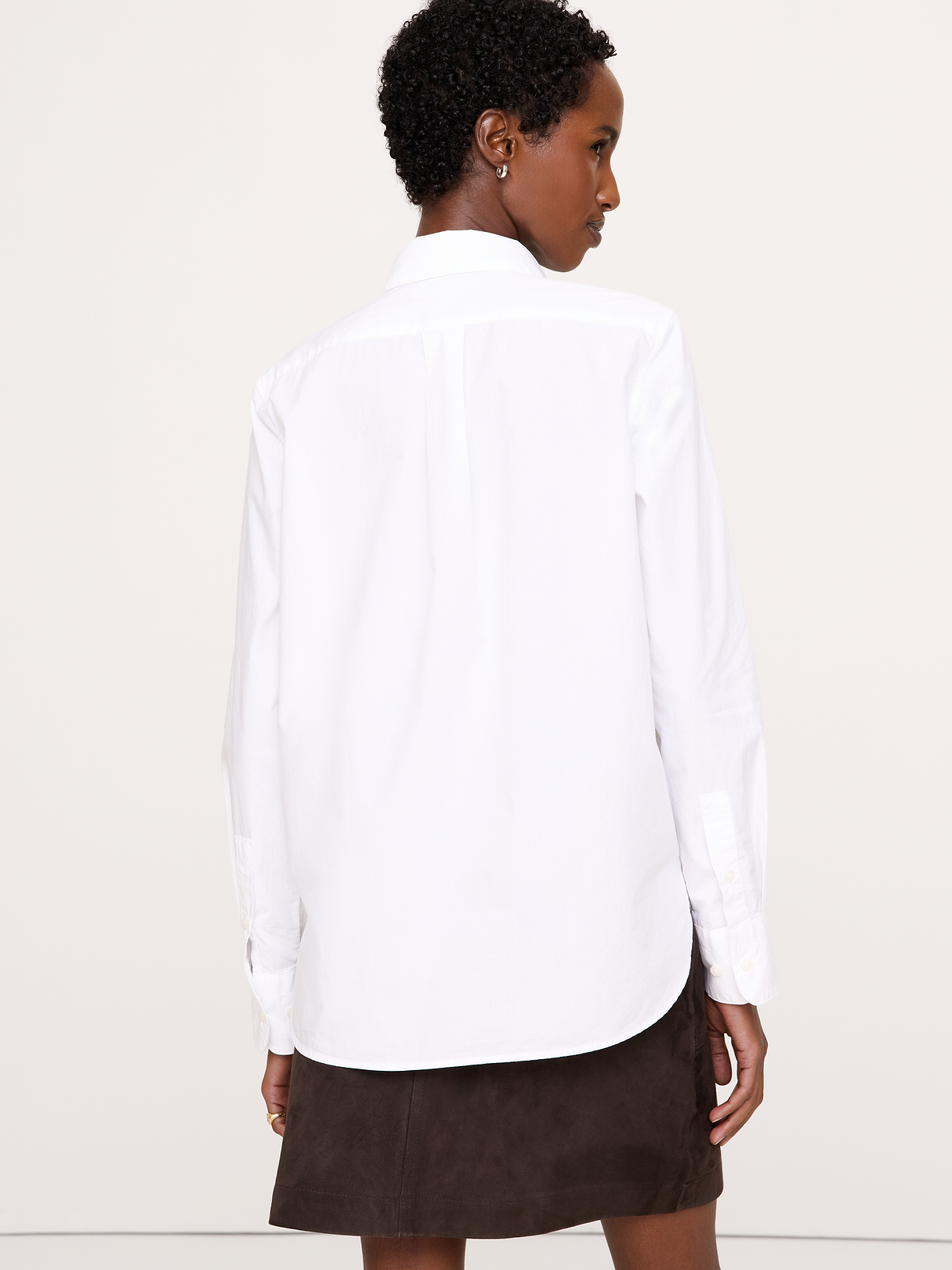 The Everyday Shirt in Cotton Poplin - White