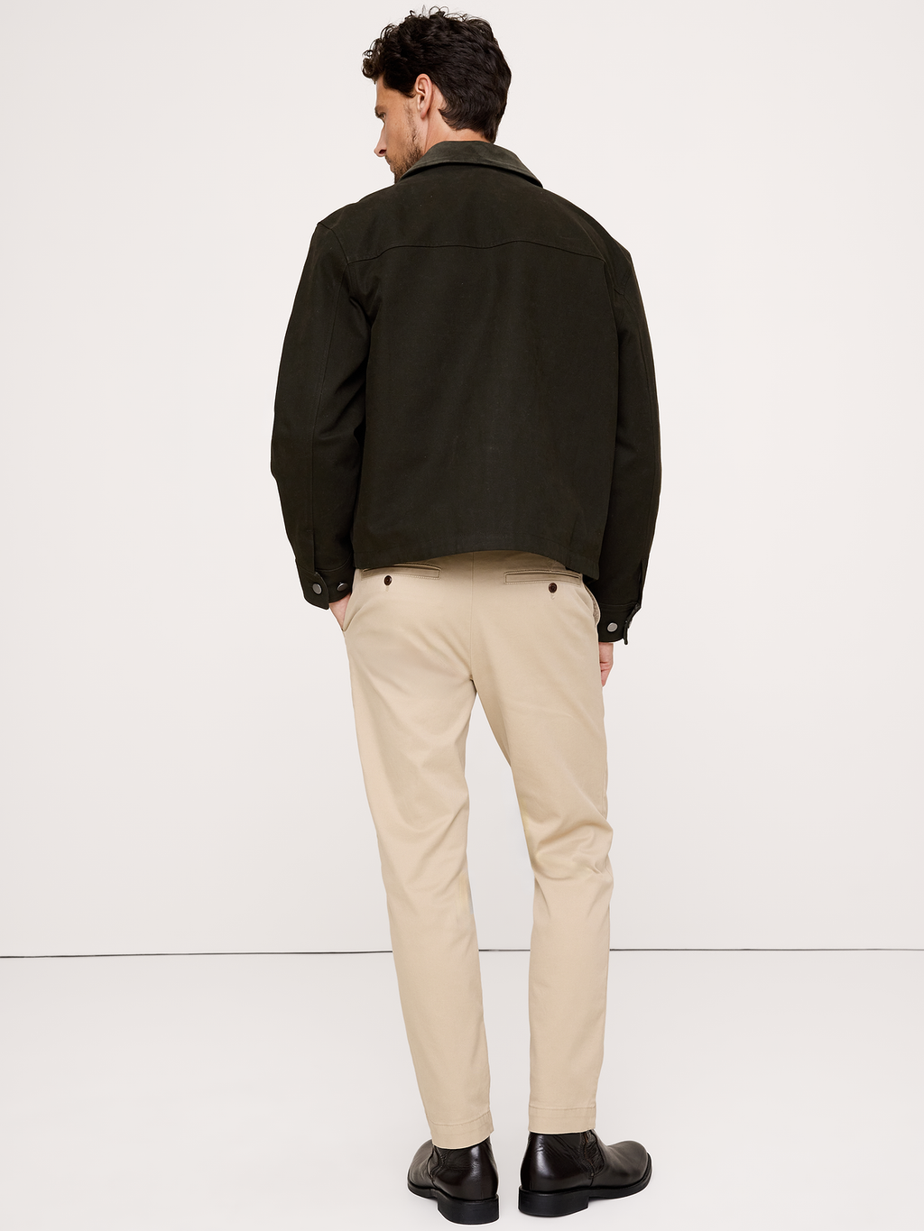 Straight Lived-In Chino - Workwear Khaki Beige