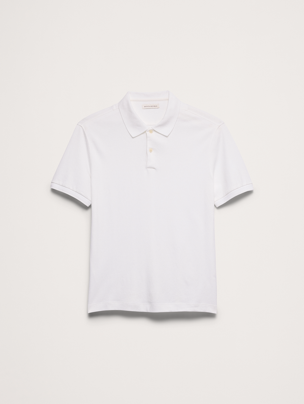Luxury-Touch Polo - Optic White