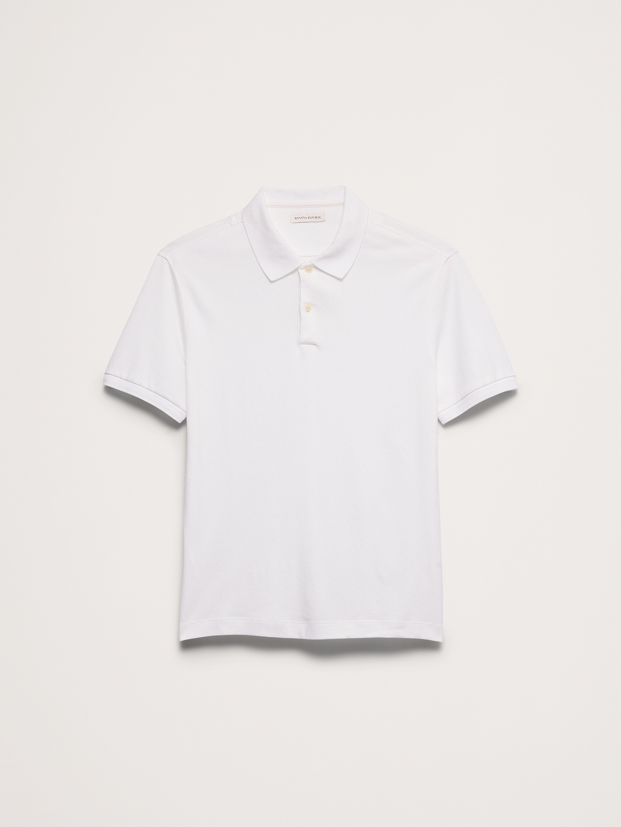 Luxury-Touch Polo - Optic White